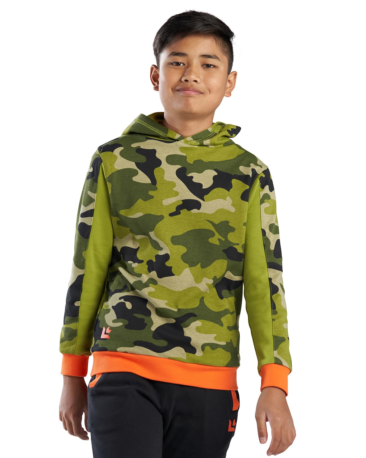 Kids Tracker All Ways Wear™ Reversible Pullover Camo Crew